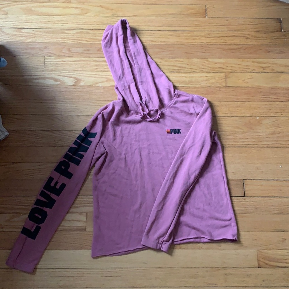 Pink hoodie